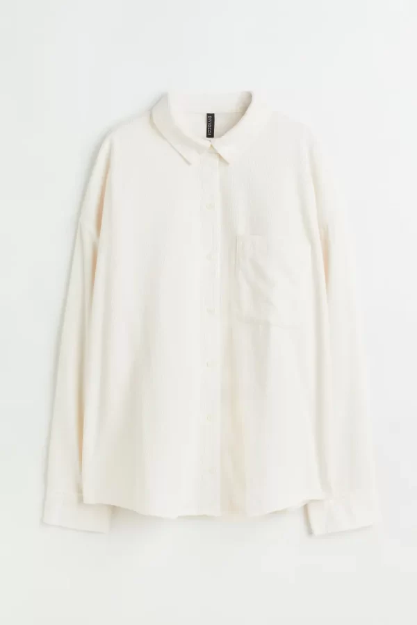 Oversized Corduroy Shirt - Image 5